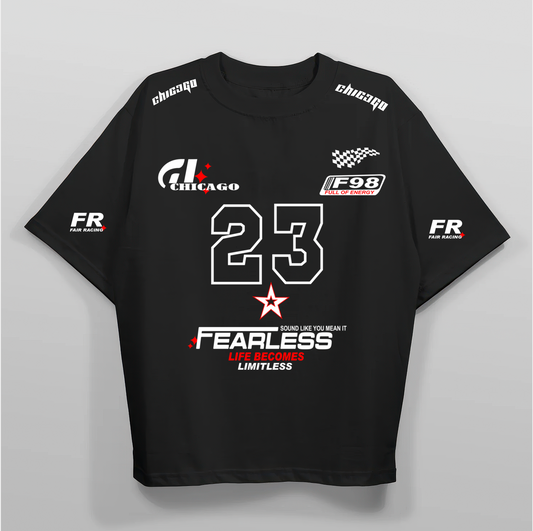 Oversized Black T-Shirt – Racer